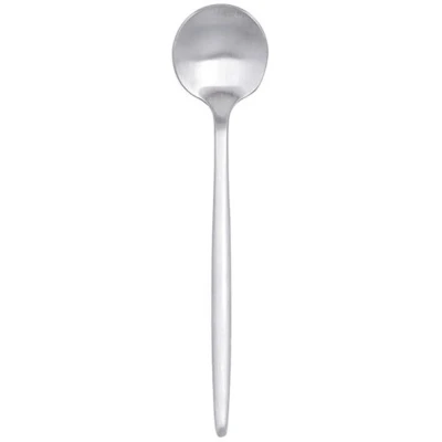 Afbeelding van Set Lepels Bidasoa Fosil Metaal Staal 14 x 3 2 cm Koffie (6 Stuks)