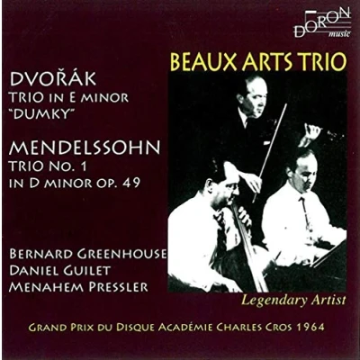 Afbeelding van Dvorak Mendelssohn Beaux Arts Trio