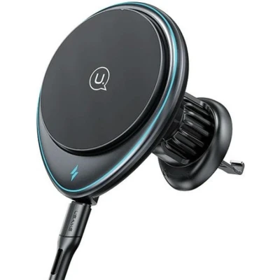 Afbeelding van Usams Wireless Car Charger 15W (MagSafe Compatible) Zwart