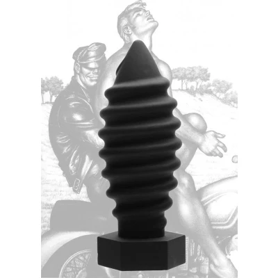 Afbeelding van XR Brands Tom of Finland Screw U Anal Plug Black