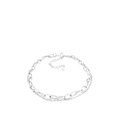 Afbeelding van Sofia Milani Layer Armband, Dames, Maat: One Size, Silver