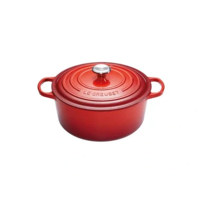 Afbeelding van Le Creuset Gietijzeren Ronde Braadpan In Kersenrood 18cm 1,8l