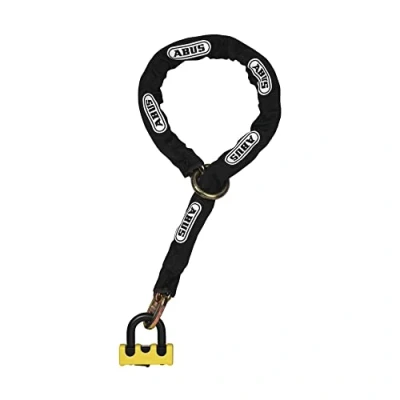 Image de ABUS Combinaison cadenas chaîne Granit Power XS 67/105HB50 + 12KS120 black loop Antivol pour moto avec niveau de sécurité 16 Jaune