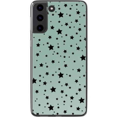 Afbeelding van imoshion hoesje Geschikt voor Samsung Galaxy S22 Siliconen Design Meerkleurig / Stars Mint