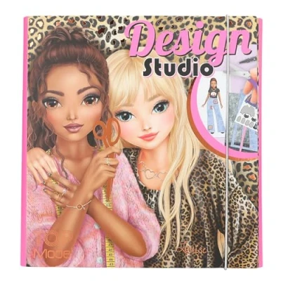Image de Dessin et coloriage enfant Top Model Album à colorier Create your Design Studio