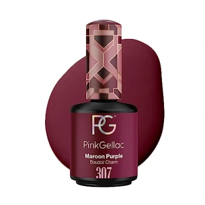 Afbeelding van Pink Gellac 307 Maroon Purple Gel Nagellak 15 Ml