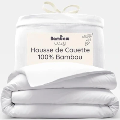 Afbeelding van Bamboe Dekbed 200 x 200cm Ultrazacht Wit Eco Dekbedhoes Luxe Beddengoed Hypoallergeen Dekbedovertrek Puur viscose rayon Ultra ademende Stof Bambaw
