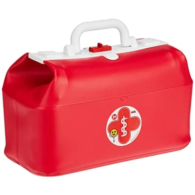 Afbeelding van Klein Theo 4647 dokterstas, robuuste tas met veel kindvriendelijke instrumenten zoals stethoscoop, spuit, thermometer enz. I Speelgoed voor kinderen vanaf 3 jaar