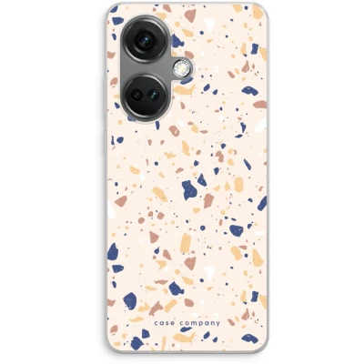 Afbeelding van Case Company® hoesje geschikt voor OnePlus Nord CE 3 Terrazzo N23 Soft Cover Telefoonhoesje Bescherming aan alle Kanten en Schermrand