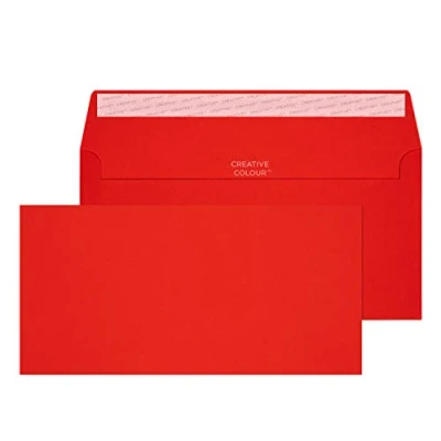 Afbeelding van Blake Creative Colour 25206 enveloppen DL 114 x 229 mm, 120 g/m², 25 stuks, rood