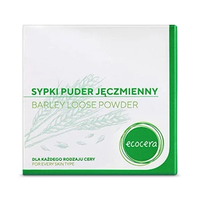 Afbeelding van ECOCERA Barley powder Setting Make up Gezichts Poeder Vegan Parabenen vrij 15g Fixatie