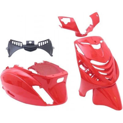 Afbeelding van Edge Plaatset zip SP model vanaf bj. 2000 5 delig rood glans