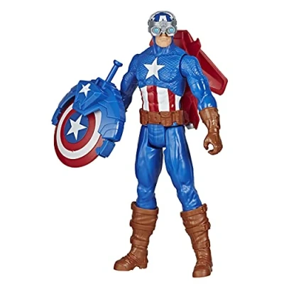 Image de Figurine Marvel Captain America Titan Hero Blast Gear 30 cm