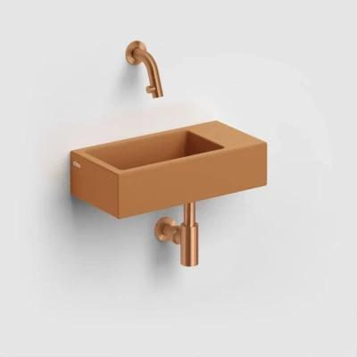 Afbeelding van Clou Flush 3 fontein 36cm zonder kraangat rechts mat it zand ker