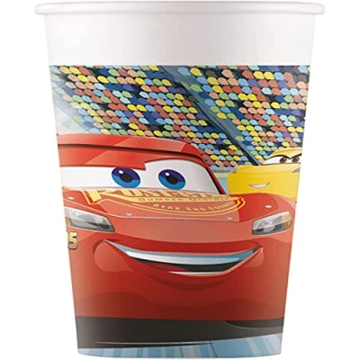 Afbeelding van Cars 3 Papieren Bekers 200 ml 8 stuks