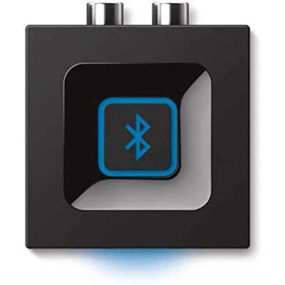 Afbeelding van Logitech Draadloze audio ontvanger, bluetooth adapter voor pc/Mac/smartphone/tablet/AV 3,5 mm en RCA uitgangen luidsprekers, eenvoudige koppeling, meerdere apparaten, UK stekker