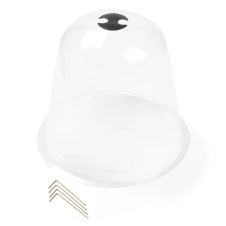 Afbeelding van Kweekkap Nature 30.5 cm (3 stuks, Ventilatiegaten, Grondpennen)