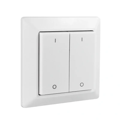 Afbeelding van Yphix Draadloze Wandbediening Zigbee 2 Zones Kinetic LEDdirect.nl