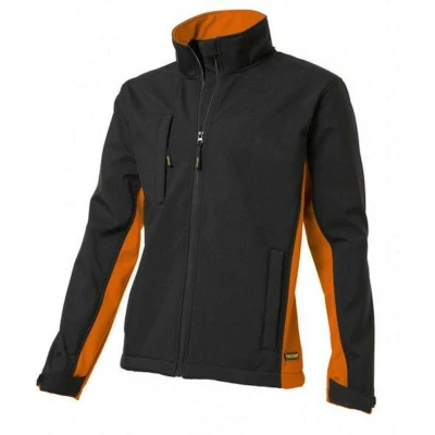 Afbeelding van Tricorp Softshell Jack Bi Color Zwart/Oranje Maat XS