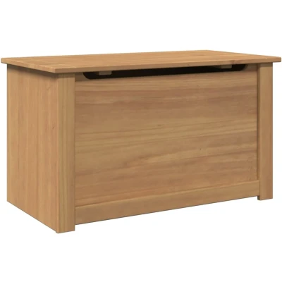 Afbeelding van vidaXL Opbergkist met deksel Panama 79x42x46 cm massief grenenhout