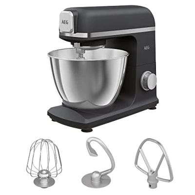 Afbeelding van AEG KM5 1 4BPT, 5 l, Zwart, Parel, 1,2 m, Roestvrijstaal, Metaal, 1200 W