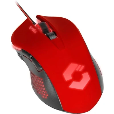 Image de SPEEDLINK TORN Gaming Mouse Souris droitiers et gauchers optique 7 boutons filaire USB noir rouge