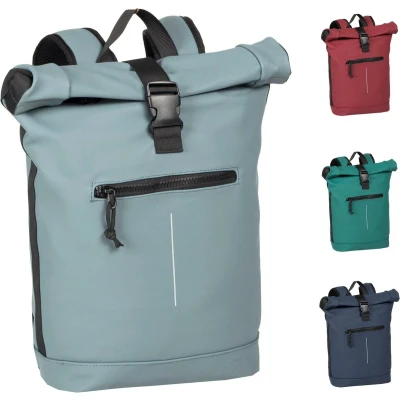 Afbeelding van New Rebels Mart Waterproof Rolltop Laptop Rugzak 15,6 inch 20L Licht Blauw