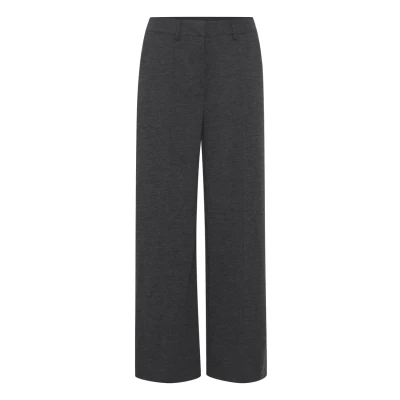 Afbeelding van ICHI Ihkate SUS Office WIDE PA Broek, Dames, Maat: Large, Dark grey melange