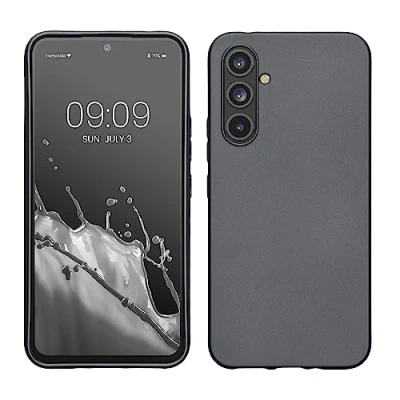 Afbeelding van kwmobile telefoonhoesje geschikt voor Samsung Galaxy A54 5G Hoesje smartphone Back cover in metallic grijs