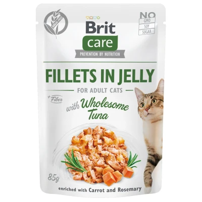 Afbeelding van Brit Care Cat Fillet 85 g Kattenvoer Jelly&amp;Tonijn
