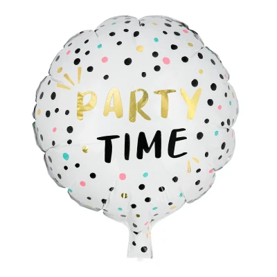 Afbeelding van Party Time Folie Ballon 45cm