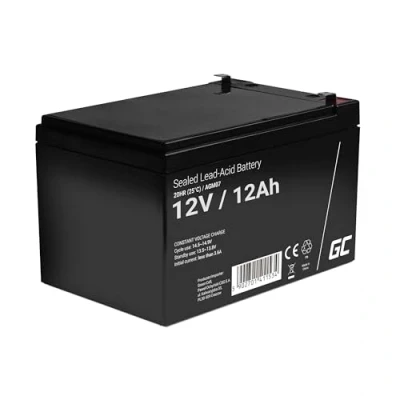 Afbeelding van Green Cell AGM07 Loodaccu 12 V Ah Loodvlies (AGM) (b x h d) 151 95 98 mm Kabelschoen 6.35 Cyclusbestendig, Onderhoudsvrij