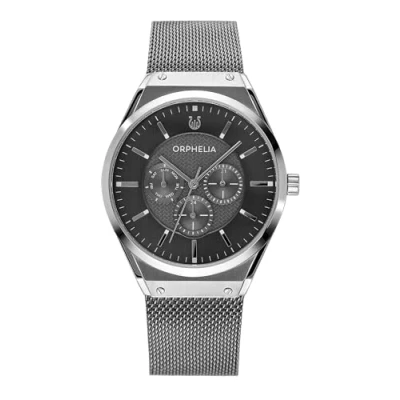 Afbeelding van Orphelia Saffiano Horloge, Heren, Maat: One Size, Grey