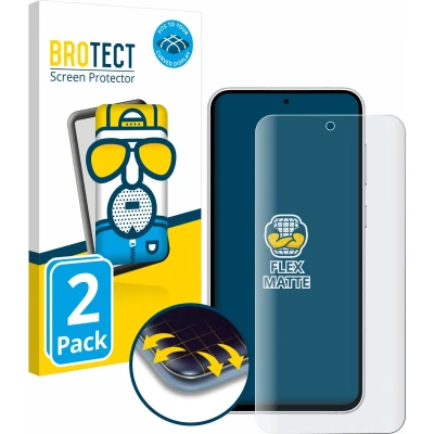 Afbeelding van BROTECT Screenprotector voor Samsung Galaxy S23 FE Folie Beschermfolie matte volledig dekking (2 Stuks)