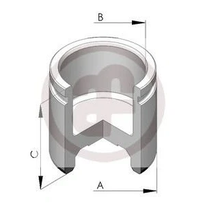 Afbeelding van AUTOFREN SEINSA D025113 Zuiger, remklauw 48 Vooras