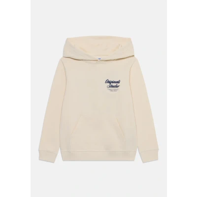 Afbeelding van Jack &amp; Jones Junior Jornorrebro TYPO BACK HOOD Hoodie voor kinderen, Maat: 128, Antique white