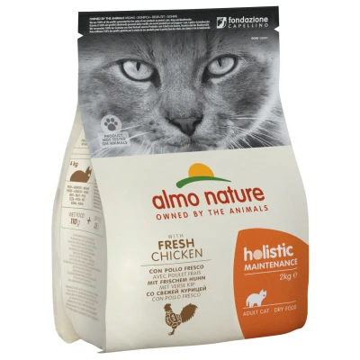 Afbeelding van Almo Nature Cat Holistic Adult Kattenvoer Kip Rijst 2 kg
