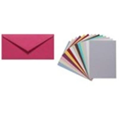 Image de G.Lalo 25 Enveloppes DL 11x22cm Vergé gommées Blanc