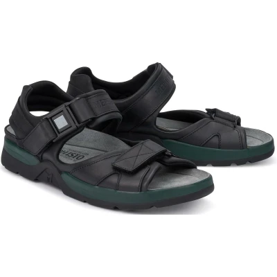 Afbeelding van Mephisto Shark fit heren sandaal zwart maat 43 (EU) 9 (UK)