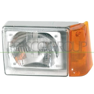 Afbeelding van PRASCO FT1214603 Koplampen rechts H4 Oranje Met knipperlamp FIAT: Panda I Hatchback