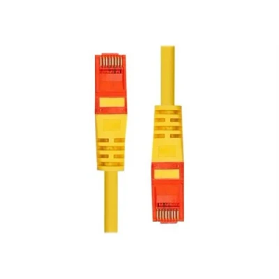 Image de ProXtend Cordon de raccordement RJ 45 (M) pour 50 cm 5 mm UTP CAT 6 IEEE 802.3af démarré, sans crochet, bloqué jaune