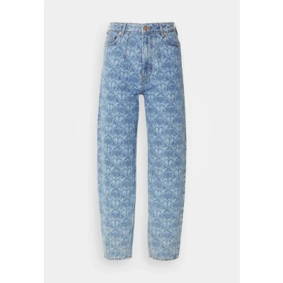 Afbeelding van Scotch &amp; Soda THE TIDE Balloon WITH Longer Inseam Monogram Relaxed fit jeans, Dames, Maat: 28x32, Blue denim