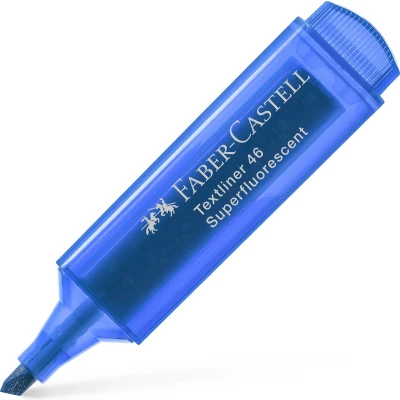 Afbeelding van tekstmarker Faber Castell 1546 blauw