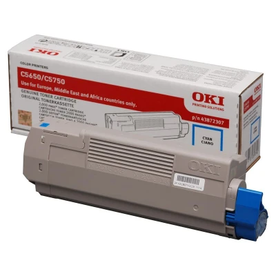 Afbeelding van OKI 43872307 Toner Cyaan