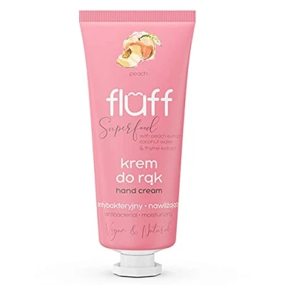 Afbeelding van Fluff Super Food Hand Cream Peach Antibacterial 50ML