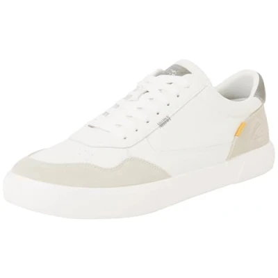 Afbeelding van camel active Sneakers gemaakt van leer Maat menswear 44 Wit Grijs