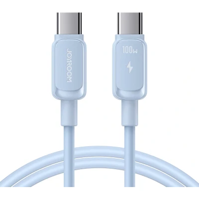 Afbeelding van Joyroom USB C naar kabel 100W 1.2 meter Snellader Blauw