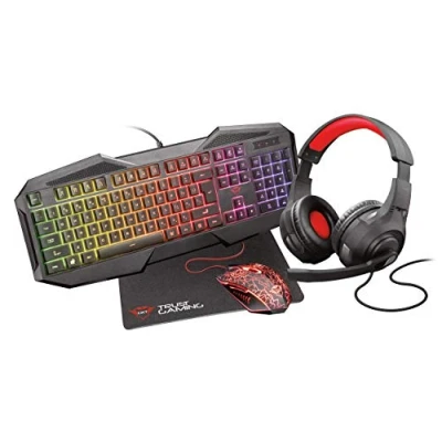 Afbeelding van Trust Beginner GXT 1180RW Gaming Bundle 4 in 1 AZERTY