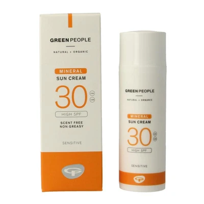 Afbeelding van Green People Parfumvrije Minerale Zonnebrandcréme SPF30