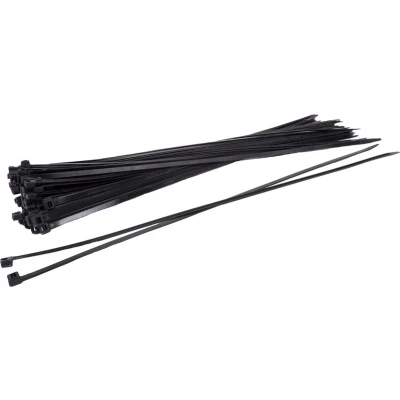 Afbeelding van Kortpack Zwarte Kabelbinders 200 Mm Lang X 3.6 Zwart (1000 Stuks (10 Zakjes Á 100 Stuks))